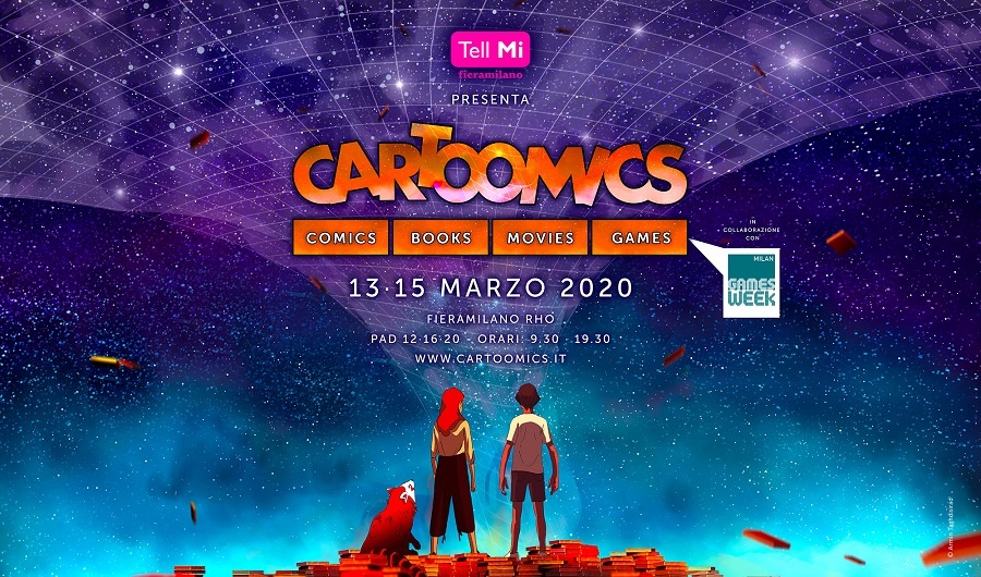 Cartoomics 2020: youtuber e gamers si danno appuntamento dal 13 al 15 marzo a Fiera Milano