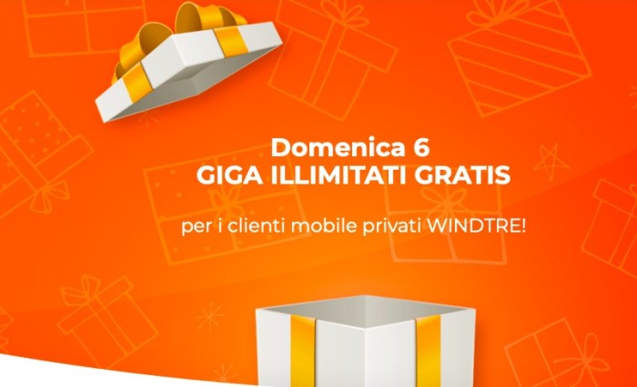 WindTre regala una giornata di internet illimitato