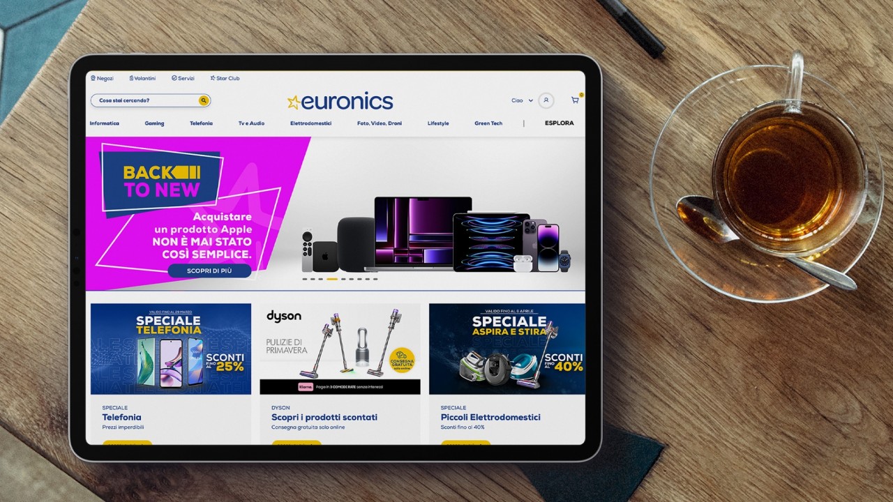 Euronics: arriva il servizio di rateizzazione dei prodotti Apple