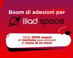 iliad Space: oltre 2.000 nuovi negozi in meno di un mese dal lancio