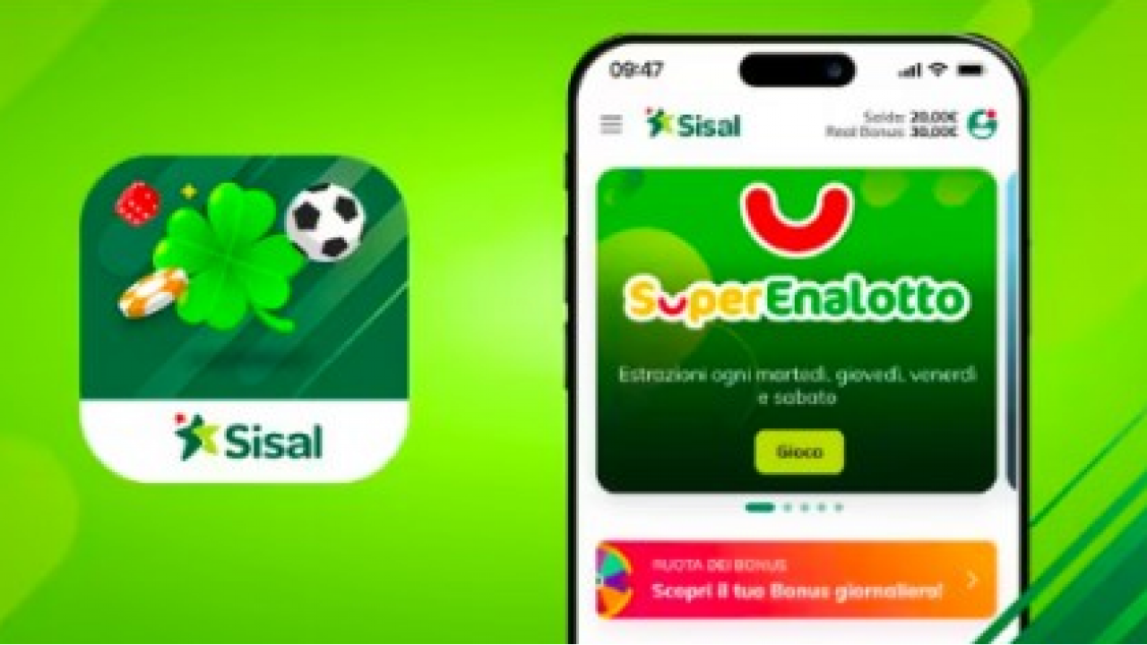 Sisal lancia l’app Superenalotto e Giochi