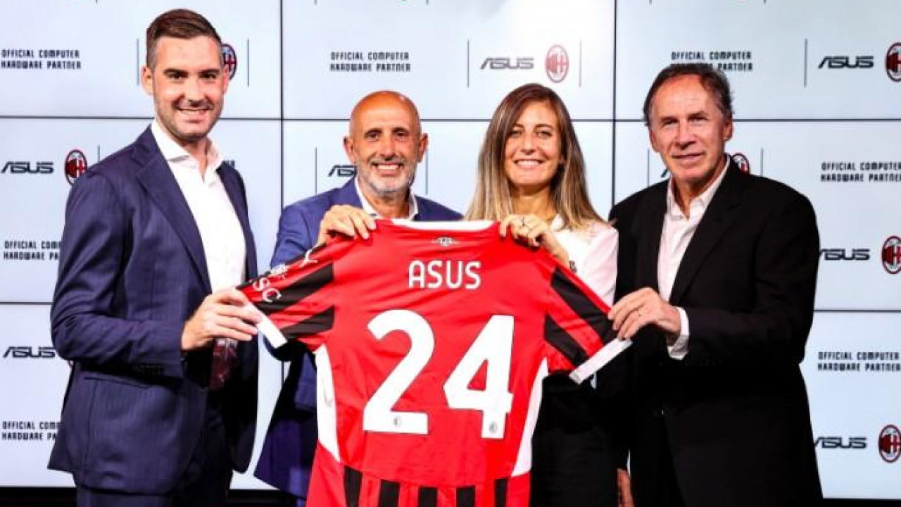 Nuova partnership di ASUS con il Milan