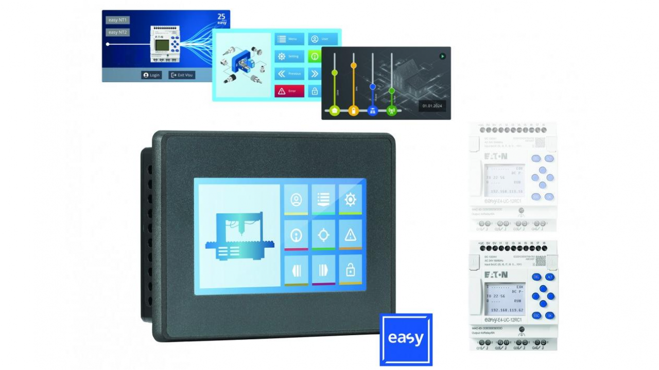 Eaton presenta una versione avanzata del display touch remoto easyE