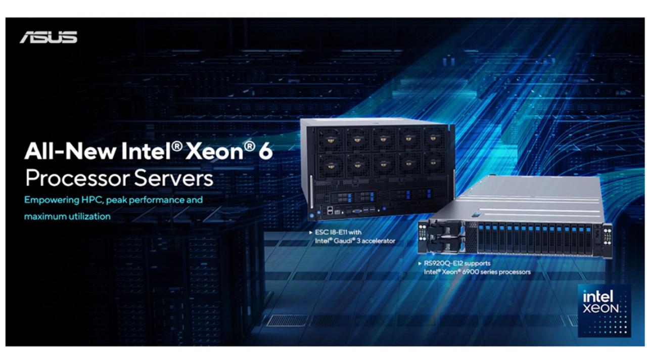 ASUS presenta i nuovi server con processore Intel Xeon 6