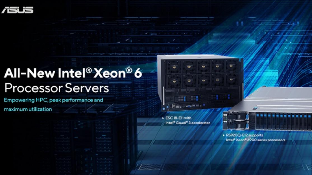 ASUS presenta i nuovi server con processore Intel Xeon 6