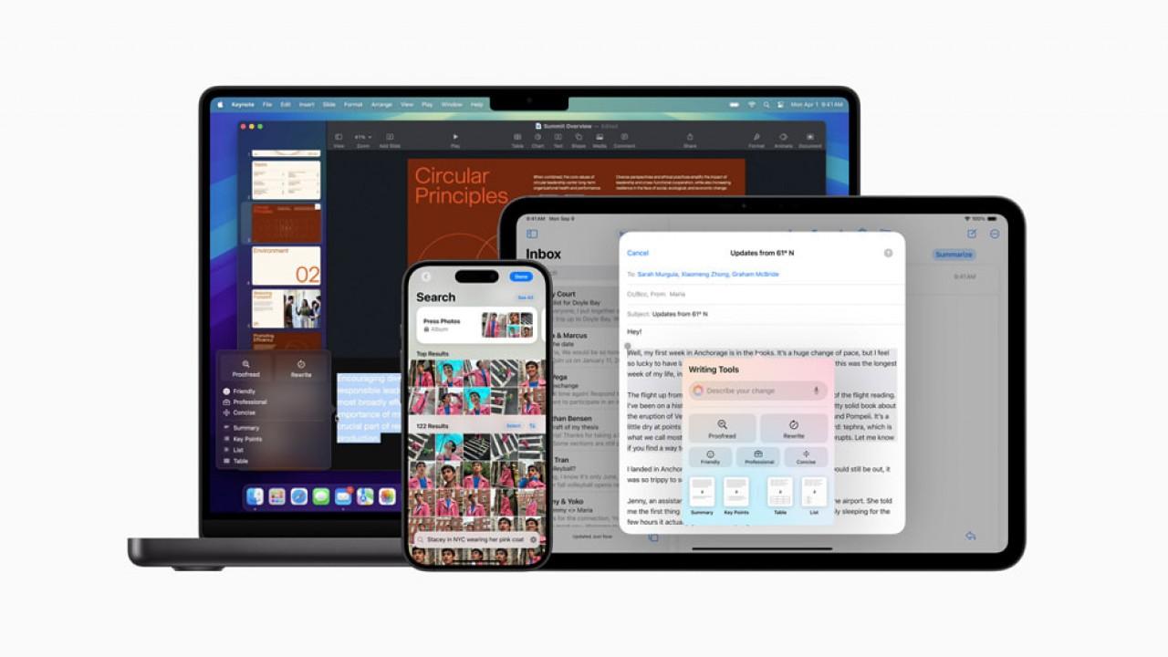 Apple Intelligence arriva su iPhone, iPad e Mac