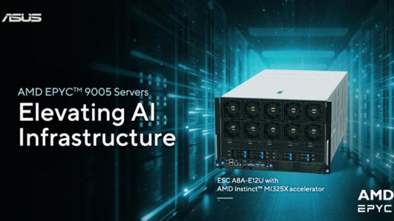 ASUS annuncia i server basati su processori AMD EPYC della Serie 9005  con acceleratori Instinct MI325X